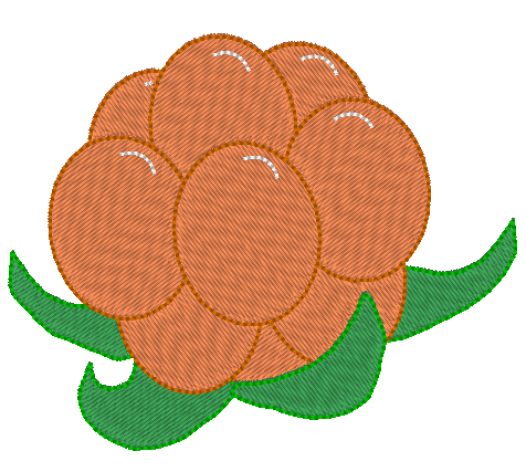 Bakeapple Machine Embroidery Design, Cloudberry Design