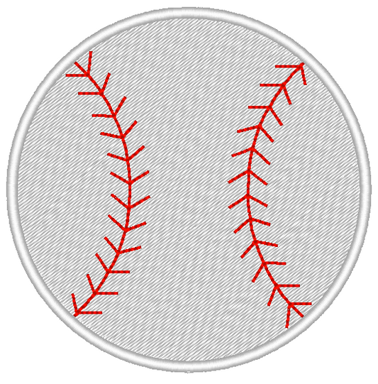Baseball Machine Embroidery Design
