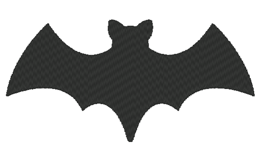 Bat Silhouette Halloween Embroidery Design