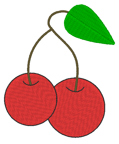 Cherry Machine Embroidery Design