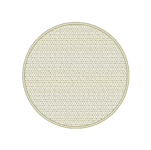 Knockdown Stitch Circle Machine Embroidery Design - Stitch Wicked Shop