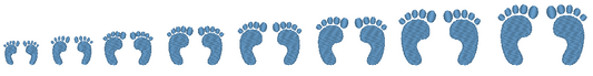 Mini Baby Feet Machine Embroidery Design - Stitch Wicked Shop