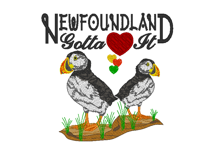 Newfoundland Puffin Gotta Love It - Stitch Wicked Shop