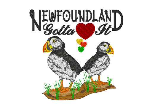 Newfoundland Puffin Gotta Love It - Stitch Wicked Shop