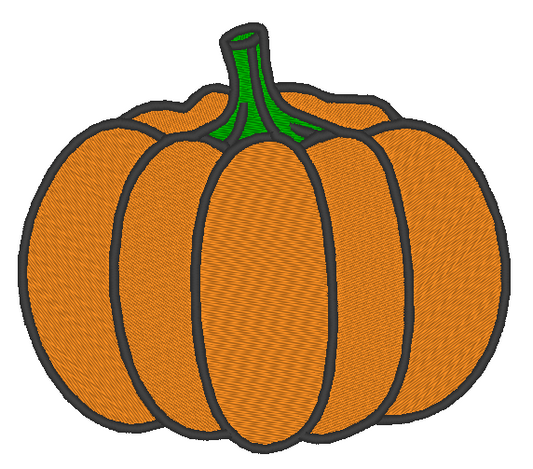 Fall Pumpkin Machine Embroidery Design
