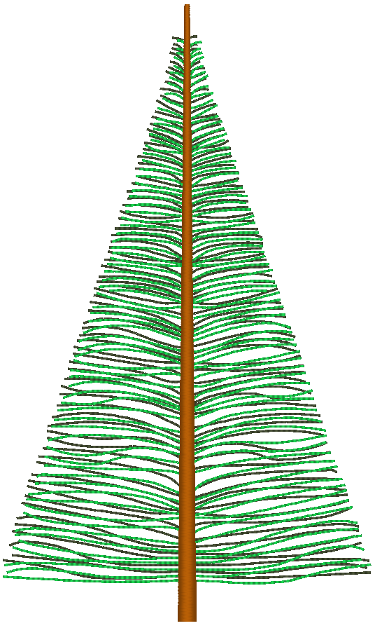 Forest Fir Tree Machine Embroidery Design