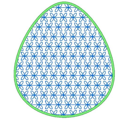 Easter Egg Flowers Machine Embroidery Design - Stitch Wicked Shop