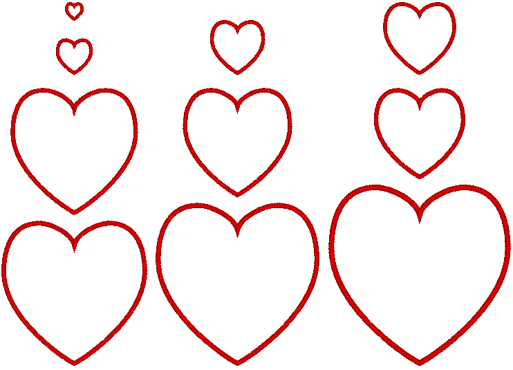 Heart Applique Machine Embroidery Design - Stitch Wicked Shop