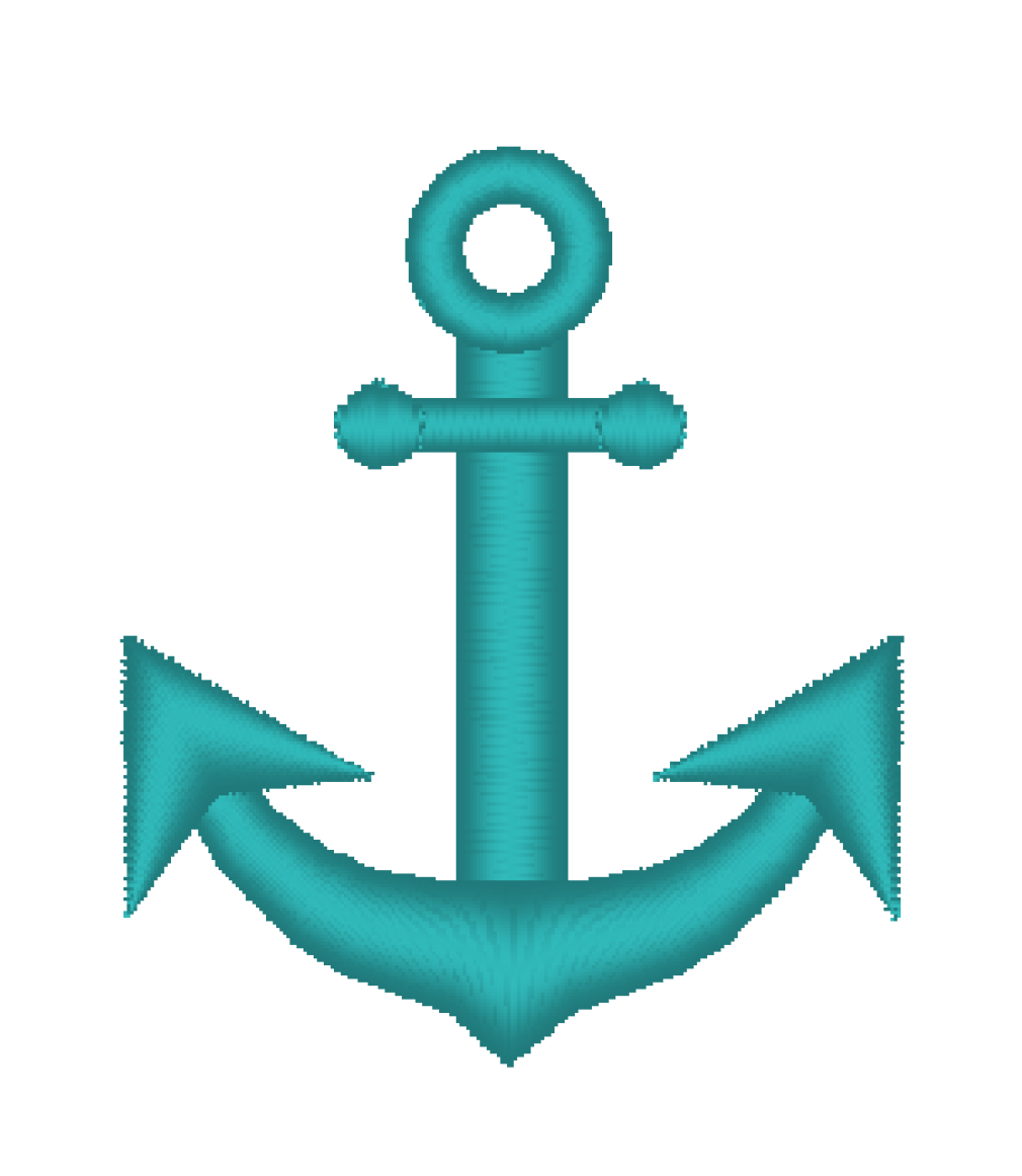 Mini Anchor Machine Embroidery Design - Stitch Wicked Shop