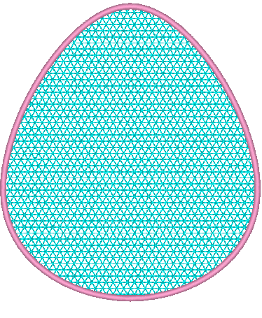 Easter Eggs Net Fill Embroidery Design - Stitch Wicked Shop