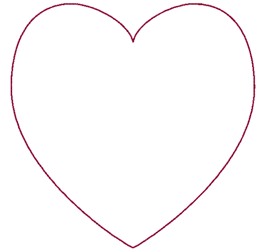 Valentines Heart Embroidery Design
