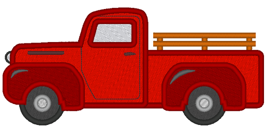 Vintage Truck Machine Embroidery Design - Stitch Wicked Shop