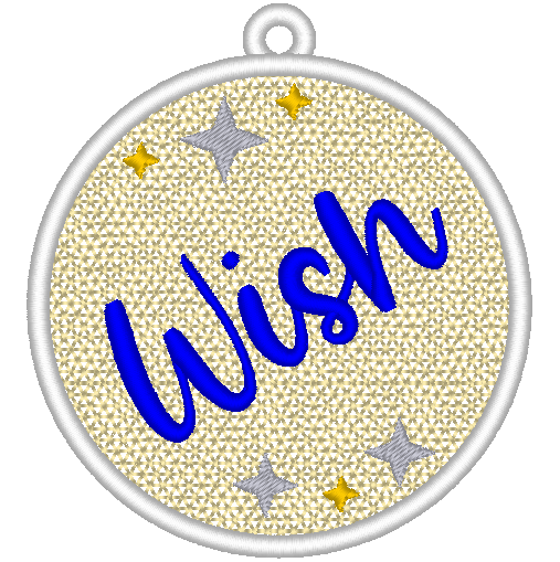 Free Standing Lace Christmas Ball Ornament Machine Embroidery Design, FSL Wish Decoration