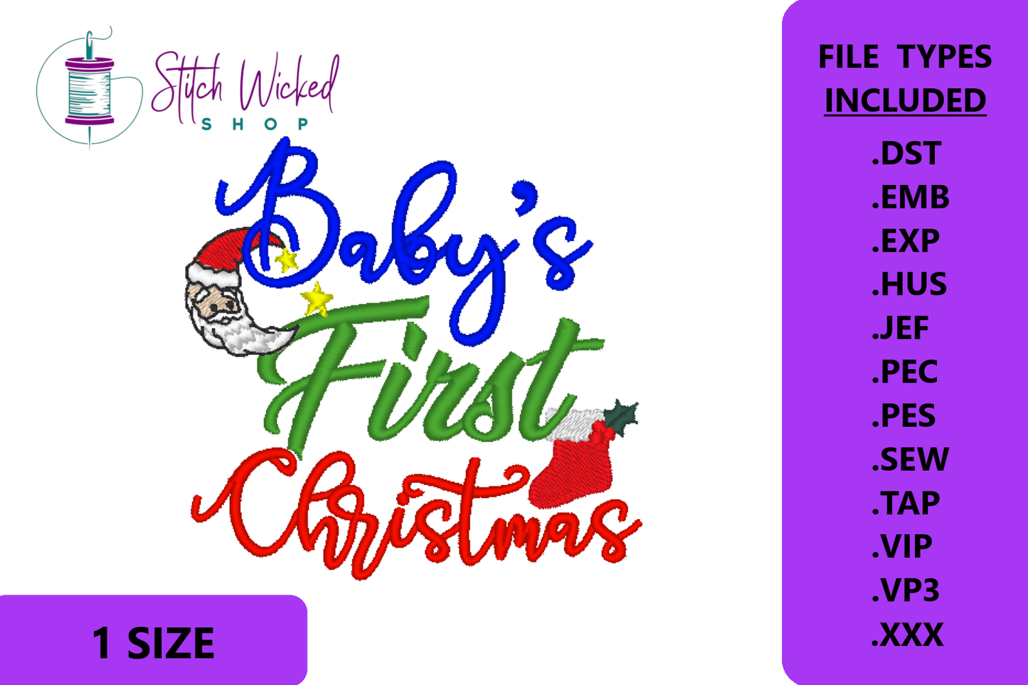 Christmas Embroidery Design Bundle, 24 Designs