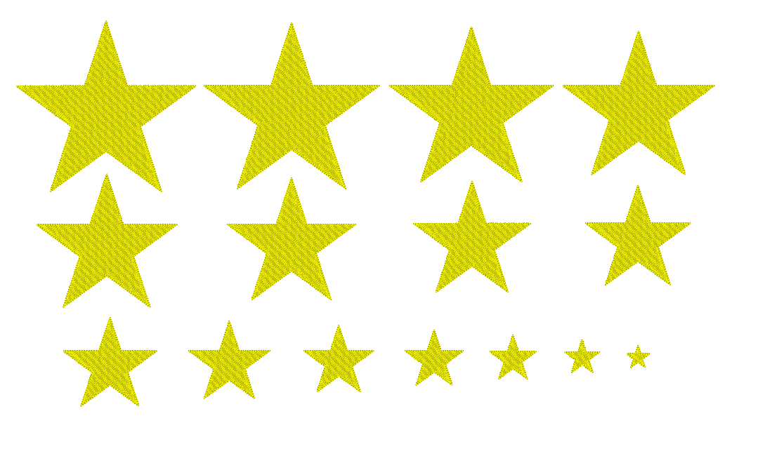 Star Machine Embroidery Design