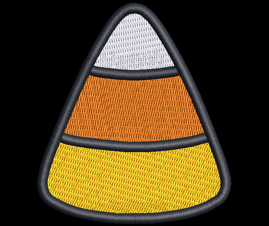 Cute Candy Corn Halloween Embroidery Design, 10 Sizes