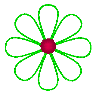 Simple Flower Embroidery Design, Mini Flower 3