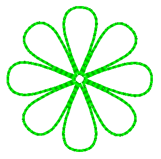 Simple Flower Embroidery Design, Mini Flower 4