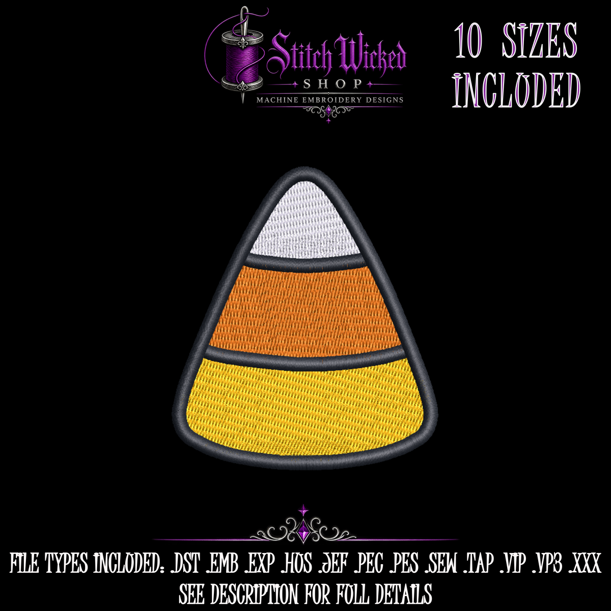 Cute Haunted Halloween Embroidery Design Bundle, 15 Designs With 10 Sizes