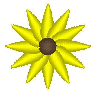 Mini Flower Embroidery Design, Flower 15