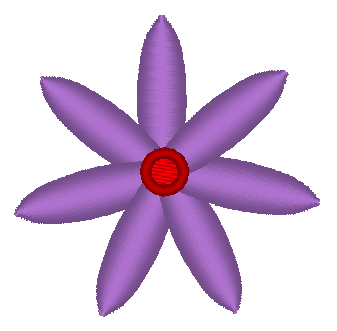 Mini Flower Embroidery Design, Flower 3