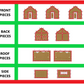 Free Standing Lace 3D Decorated Gingerbread House Machine Embroidery Designs, 4X4 Christmas Village Cottage