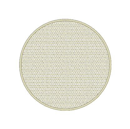 Knockdown Stitch Circle Machine Embroidery Design - Stitch Wicked Shop
