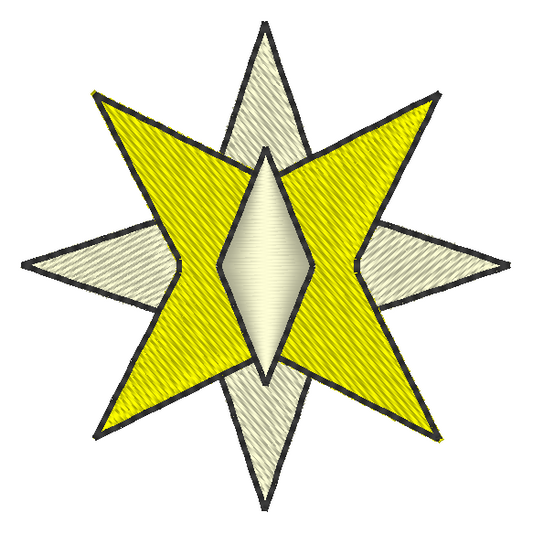 Mini Star Machine Embroidery Design