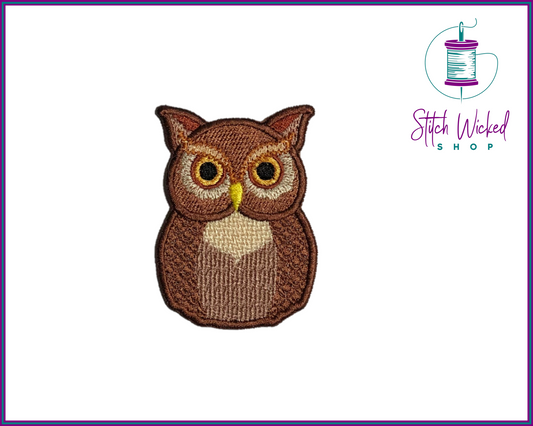 Embroidered Owl Patch