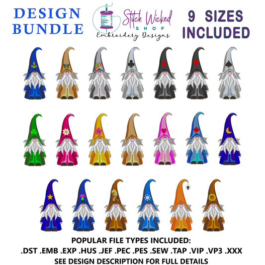 Holiday Gnomes Design Bundle