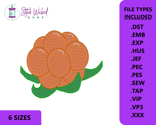 Bakeapple Machine Embroidery Design, Cloudberry Design
