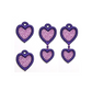 FSL Hearts Earrings Embroidery Design Bundle