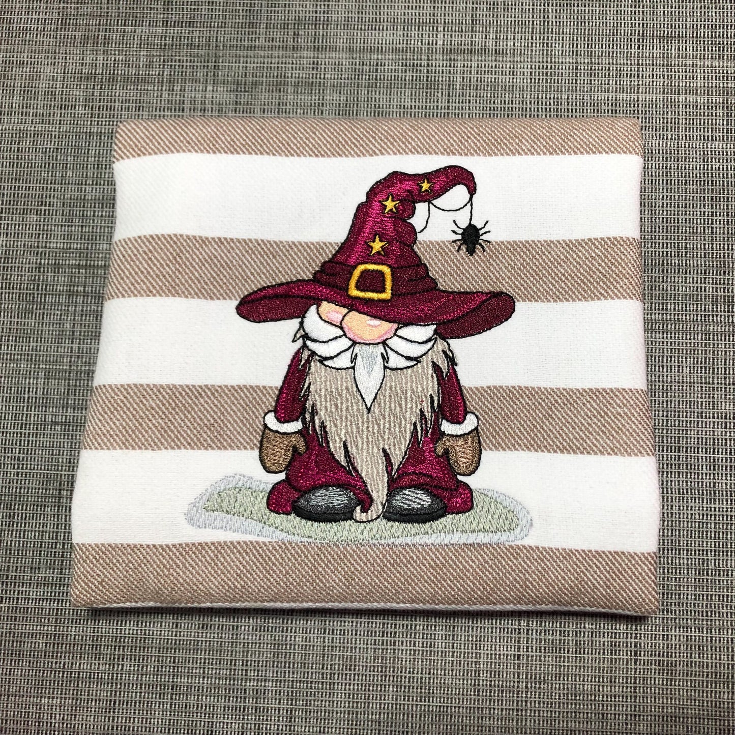 Halloween Gnome Machine Embroidery Design, Halloween Embroidery Pattern, Gnomes with Hats, Gnome Pattern, Gnome Halloween, Gnome DIY Pattern - Stitch Wicked Shop