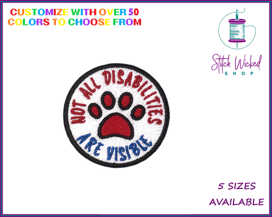 Custom Text Fully Embroidered Patches for Dog Harness, Dog Vests, And –  Stitch Wicked Shop