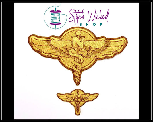 Nursing Patch Registered Nurse RN Fully Embroidered Patches Individual or Set - Stitch Wicked Shop