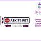Stop Sign Patch For Dog Collars and Harnesses