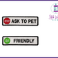 Stop Sign Patch For Dog Collars and Harnesses