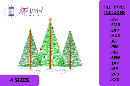 Christmas Embroidery Design Bundle, 24 Designs