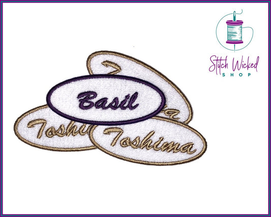 Custom Embroidered Name Patches In A Variety Of Colors - Temu