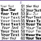 Custom Name Patch, Custom Color Embroidered Patches, Sew On and Iron On Custom Patches, 13 Size Options, 100 Fonts